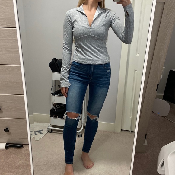 Pink Half-Zip - Picture 1 of 5